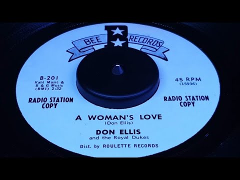 DON ELLIS & THE ROYAL DUKES  - A WOMAN'S LOVE (1961)