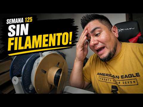 VLOG 125: I Ran Out of Filament Mid-3D Print!!