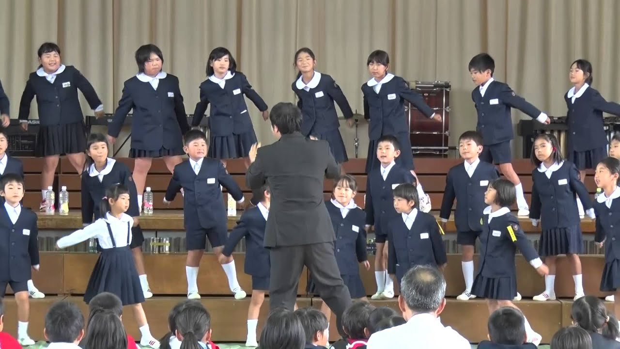 太陽のサンバ 現和小学校西之表市小・中学校合同音楽祭での合唱