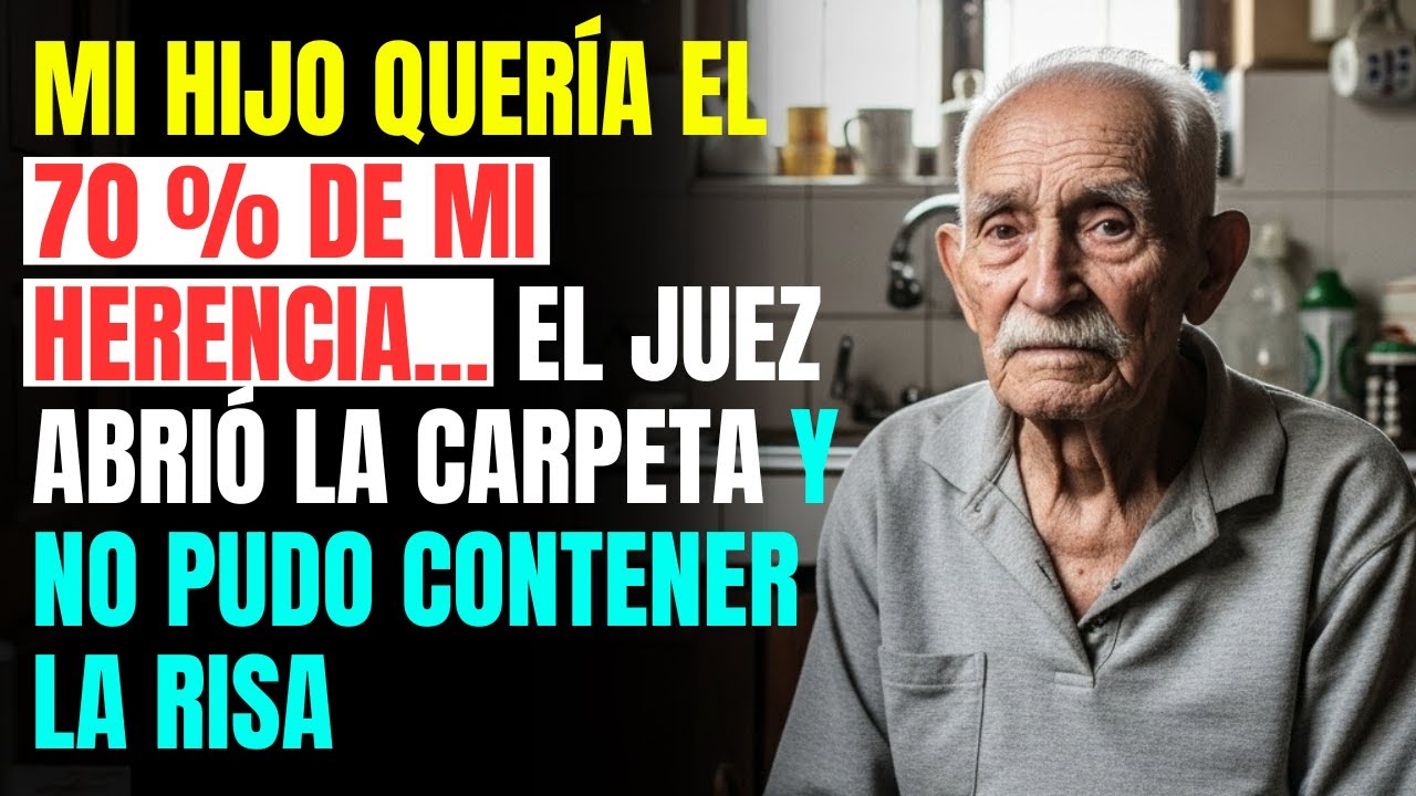 Mi hijo quería el 70 % de mi herencia… el juez abrió la carpeta y no pudo contener la risa