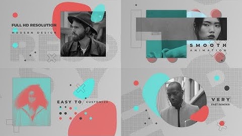 Universal Slideshow Opener After Effects Templates