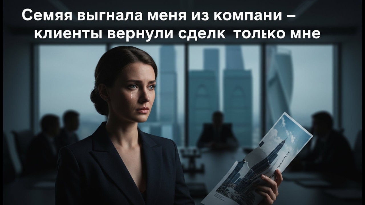 Семья выгнала меня из компании – клиенты вернули сделку только мне