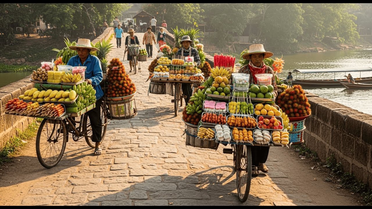 Traditional Vietnamese Market Life in HANOI