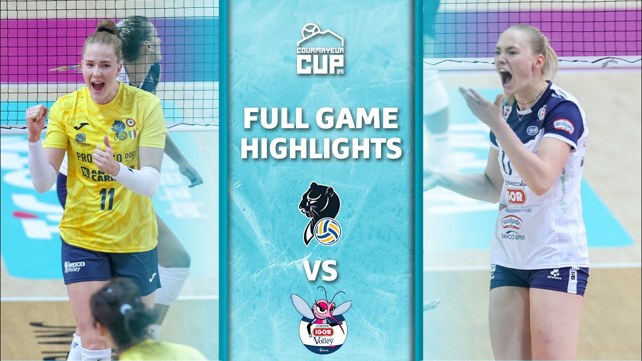 Conegliano - Novara | Highlights Semifinal Courmayeur Cup | Lega Volley Femminile 24/25