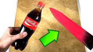 CUCHILLO Ardiendo 1000 Grados VS COCA COLA - Experimentos Caseros