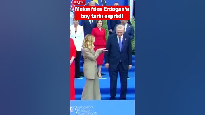 Meloni ve Erdoğan arasındaki samimi sohbet kaldığı yerden devam ediyor #shorts #erdoğan #meloni