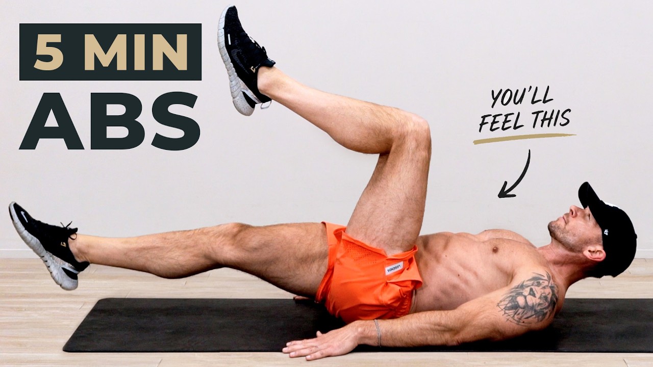The ONLY 5 Min Ab Workout You’ll Be Doing On Repeat