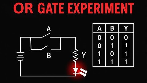 Experimental Verification of OR gate (Basic Logic gate)