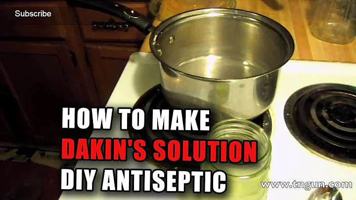 How to make Dakin's Solution: DIY Antiseptic
