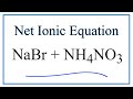 Reactions of Sodium Bromide and Ammonium Nitrate