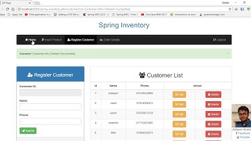 Inventory System Using Spring Framework