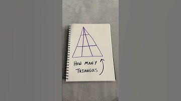 How Many Triangles Do You See? #brainteasers #test #riddle