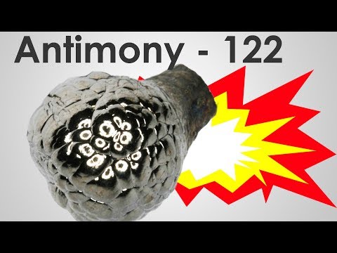 Antimony - THE MOST EXPLOSIVE ELEMENT ON EARTH!