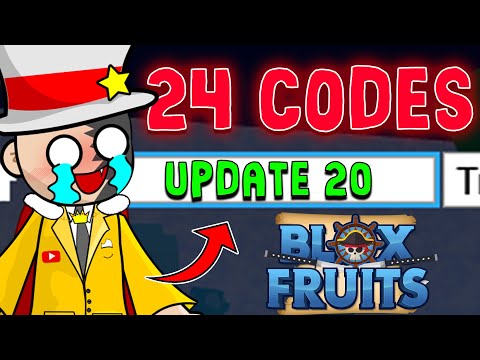 24 CODIGOS DE BLOX FRUITS CODES ROBLOX *UPDATE 20* 