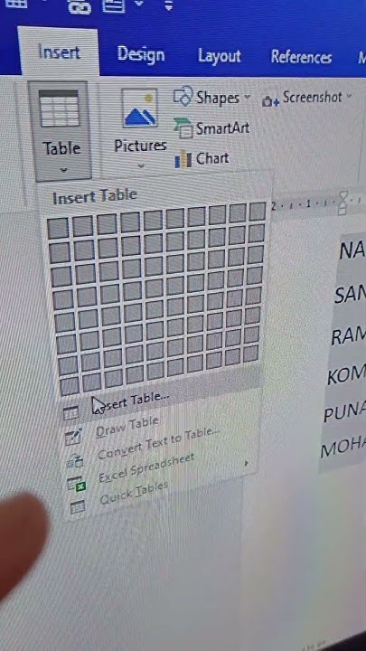 how-to-convert-data-into-table-in-ms-word-youtube
