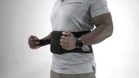 How to Wear Your Spinal Armor Back Support System