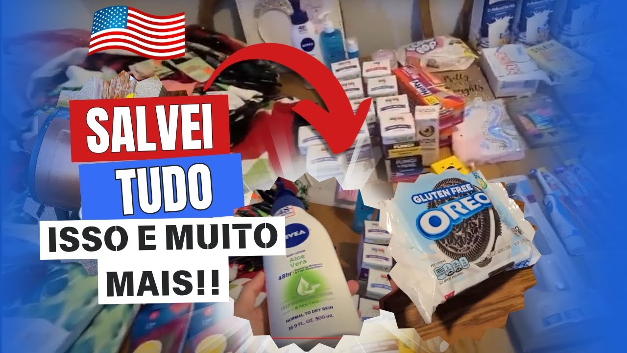 Achei MUITA COISA BOA no DUMPSTER da FARMÁCIA e do PET SHOP DUMPSTER DIVING nos ESTADOS UNIDOS