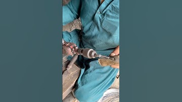 Making a steel wire spring on drill machine by hand no cnic #diy #shorts ￼￼￼￼