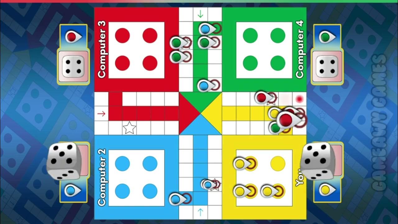 Ludo King CLASSIC Mode 2 players @games4g 