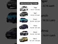 Tata Cars Pricing in India