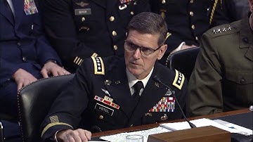 Sen. King Questions CENTCOM Commander Gen. Votel