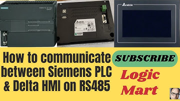 How to communicate between Siemens PLC & Delta HMI on RS485!