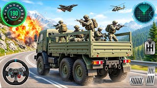 Army Truck Rescue Simulator 3D - Military Truck and Helicopter War - Android GamePlay screenshot 4