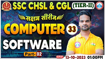 SSC CHSL & CGL 2023 Tier 2, Software Computer Class, CHSL Computer Class By Shivam Sir