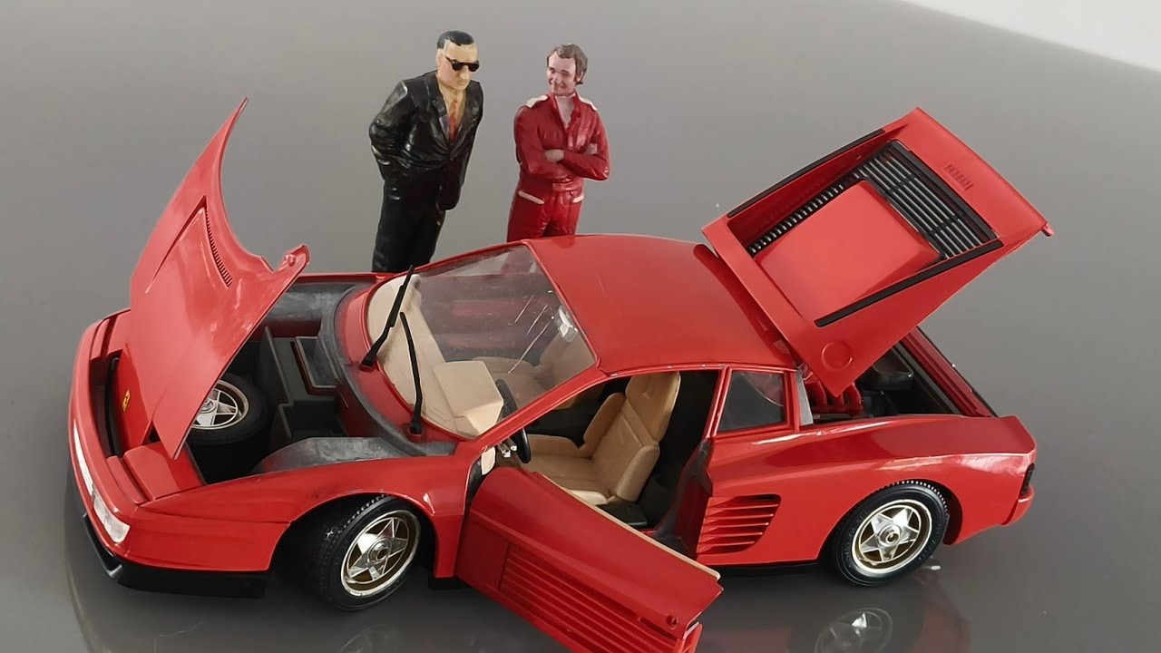 1/18 1984 Ferrari Testarossa by old Bburago made in Italy 