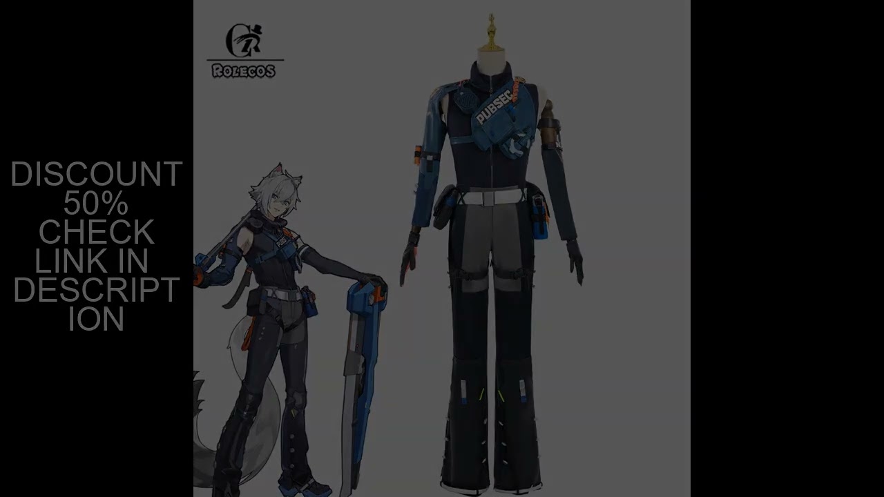 ROLECOS Game Zenless Zone Zero Seth Lowell Cosplay Costume Seth Cosplay Costume Role Play Halloween