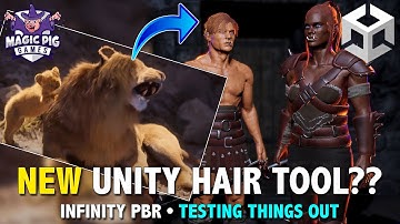 🦁 NEW Unity Hair Tool?? • Will it work on Infinity PBR Humans?