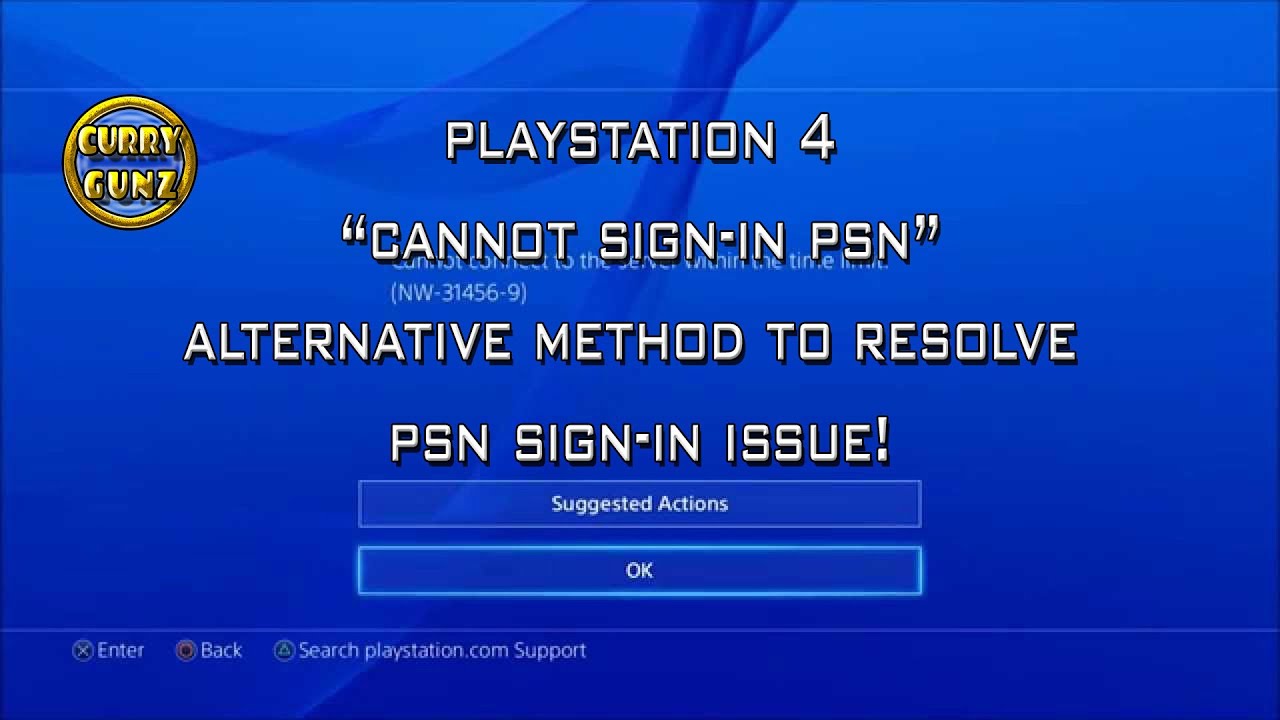 ps4 cant sign in need to download