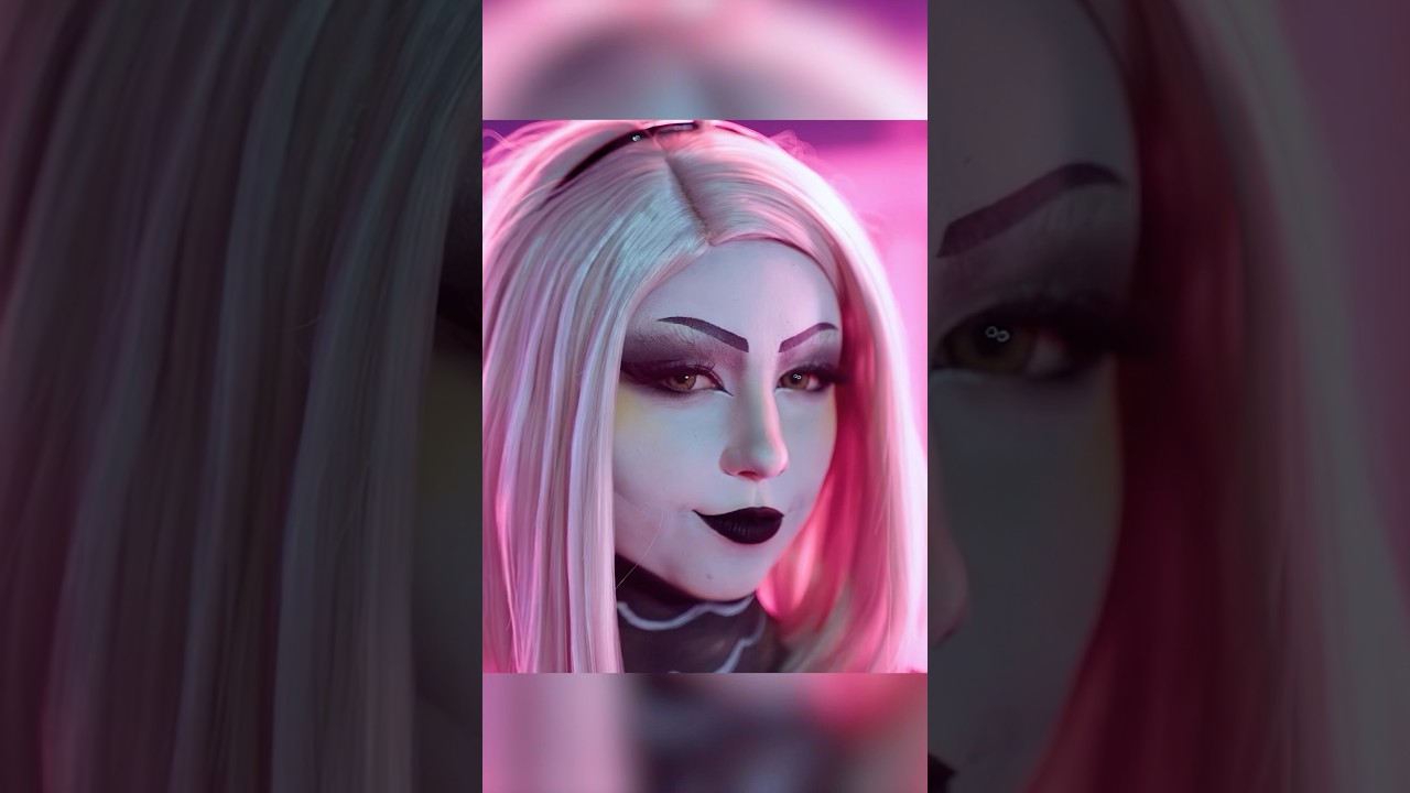 Neon Lute Cosplay From Hazbin Hotel Is Unreal! ❤️‍🔥🌟 #shorts