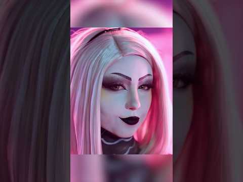 Neon Lute Cosplay From Hazbin Hotel Is Unreal! ❤️‍🔥🌟 #shorts