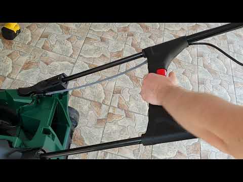 Регулировка длины ручки газонокосилки Bosch AdvancedRotak 760