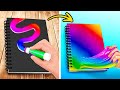 DIY قوس قزح أفكار وحرف مستلزمات المدرسة الرائعة والسهلة