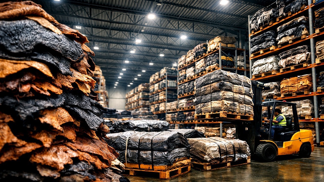 Inside a 100-Ton Exotic Hide Storage Warehouse – Industrial Leather Supply Authority