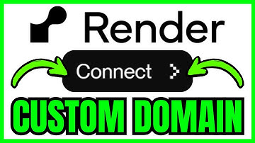 How To CONNECT Custom Domain To Render (QUICK & EASY) 2025