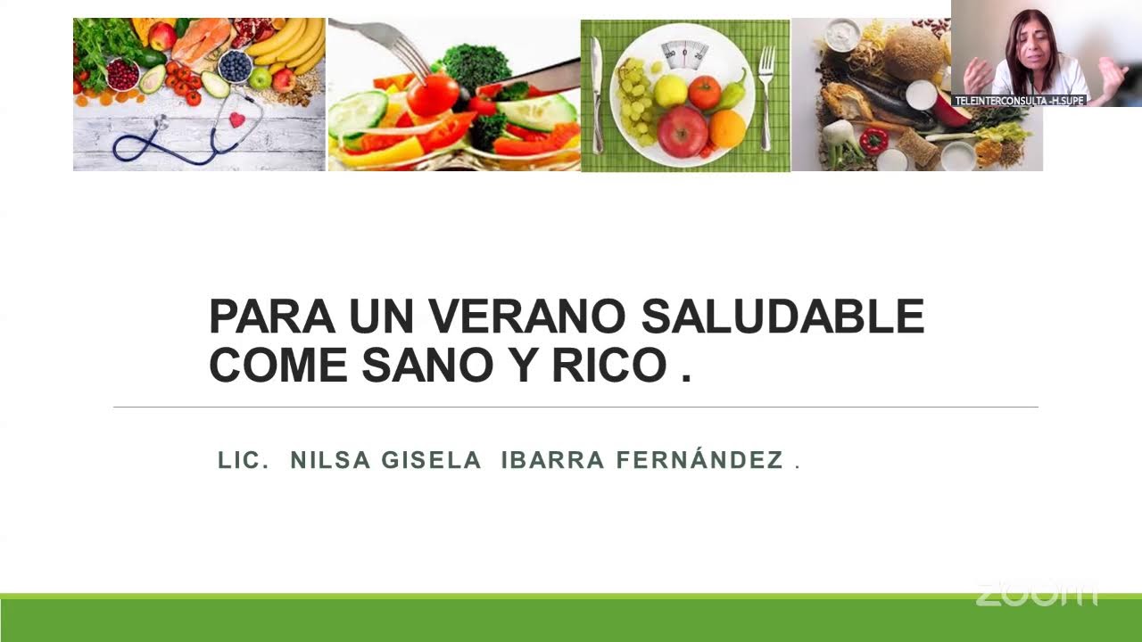 PARA UN VERANO SALUDABLE, COME RICO Y SANO