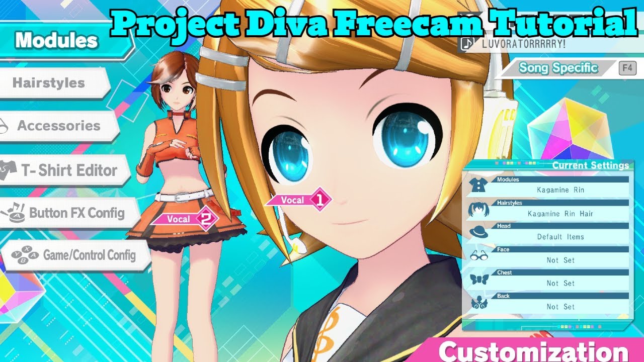 Project Diva Freecam Tutorial