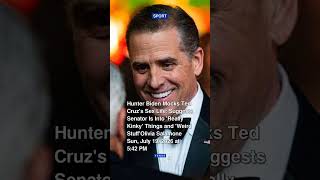 Hunter Biden Mocks Ted Cruz's Sex Life: Suggests Senator Is Into 'Really Kinky'  #shorts