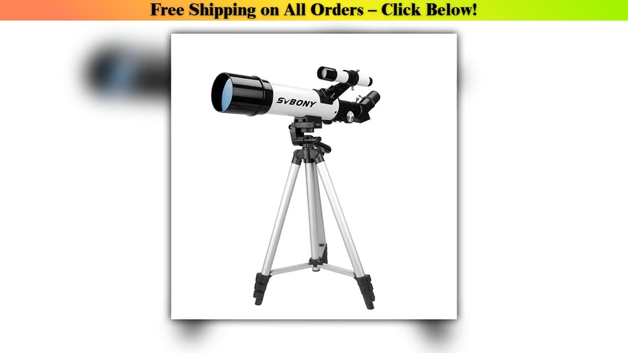 SVBONY SV501P Telescope for Beginners Adults, Astronomical Refracting Telescope for Gift Moon