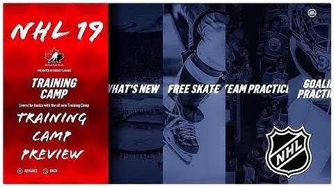 NHL 19 TRAINING CAMP FOR BEGINNERS ( more coming )