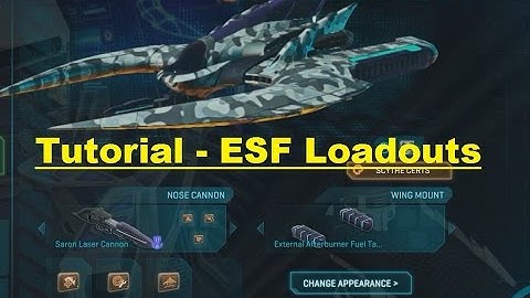 Planetside 2 - Flying Tutorial - ESF loadouts - A2A and A2G