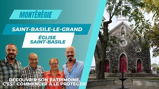 Sur la route de nos églises, église SaintBasile, SaintBasileleGrand, Montérégie.