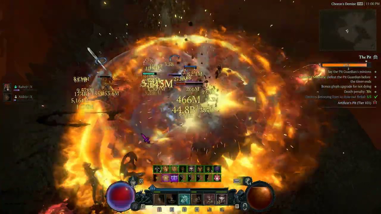 Diablo 4 Season 11 - LeapEarthquake Barb - Pit 101