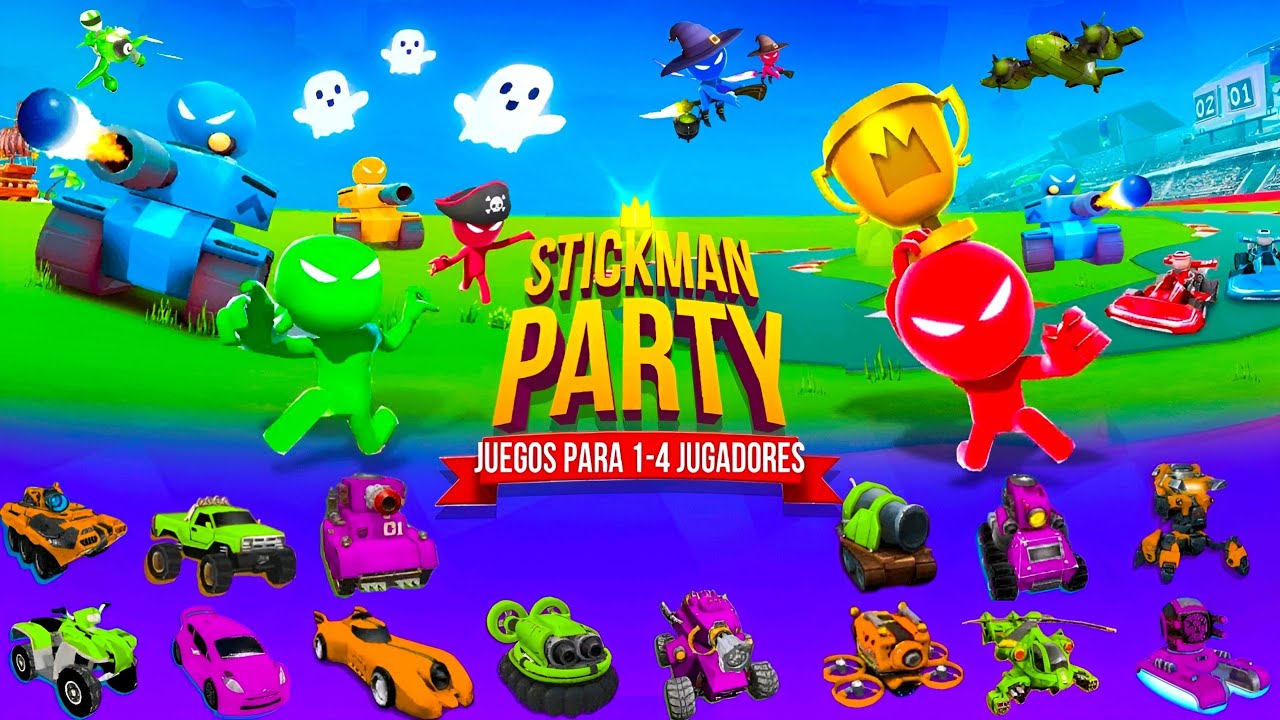 Stickman Party 2 3 4 MiniGames – Max All Levels Unlocked Gameplay (iOS ...