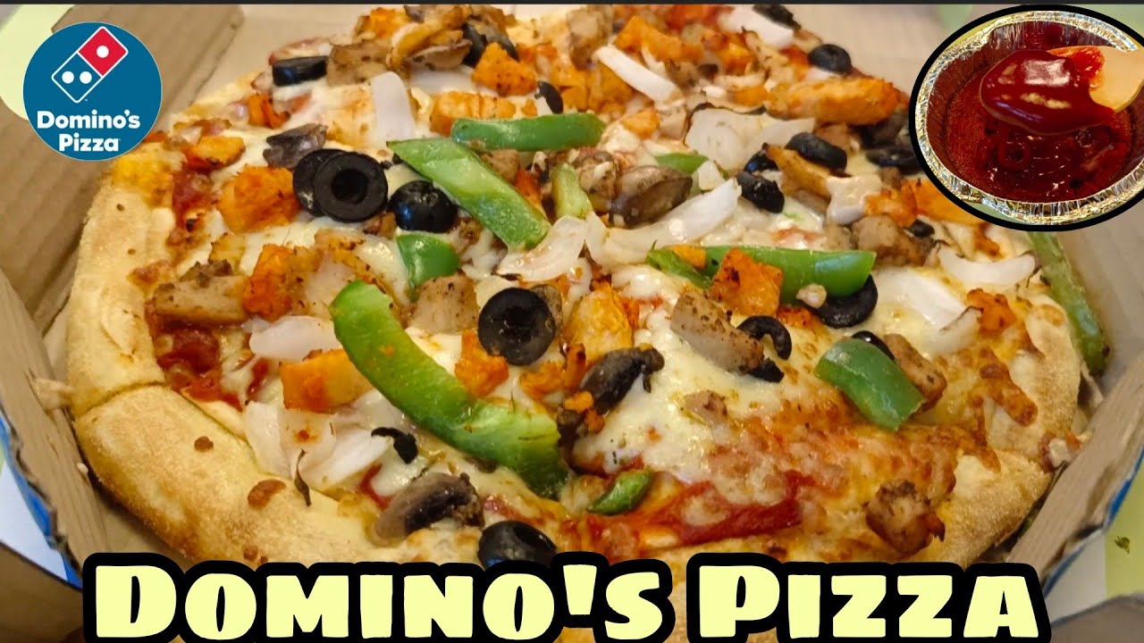 Domino's Pizza Review Cheese Burst Pizza, Pasta, Garlic Bread, Red