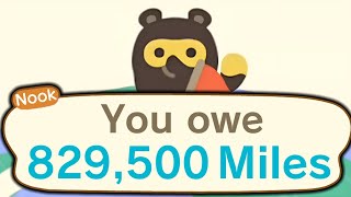 Paying EVERY Home Loan with NOOK MILES! (Animal Crossing New Horizons)
