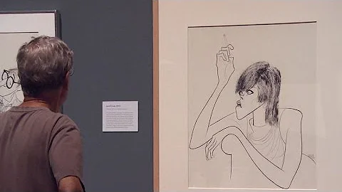 Al Hirschfeld's legendary drawings